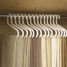 보노하우스 윌로우 오픈형 바지걸이, 20개, 화이트