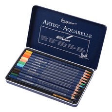 giongione Grimming Tool 優質水彩彩色鉛筆 12 支套組, 1套, 12 種顏色