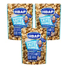 바프 로스티드 앤 솔티드 땅콩, 400g, 3개