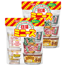 NISSIN 日清 迷你杯麵 Set 5入, Q彈滑順麵條，獨特湯底, 2組