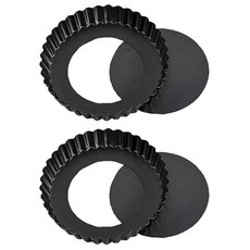 BHomeBaking 烘焙專用可拆式花邊派模 1號, 2個