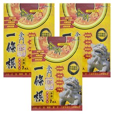 金牌金門一條根 精油貼布, 7片, 3包