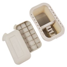 簡約線條美術多功能畫筆架調色盤水桶, 灰色