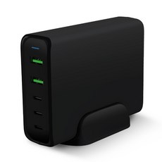 만듦 110W 5포트 고속 멀티 충전기, 블랙, 1개