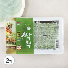 일가집 와사비쌈무, 1kg, 2개