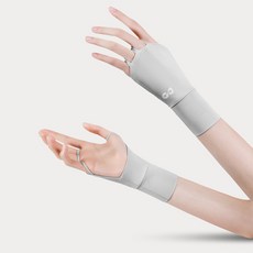 UUGOLF 運動手背手套 雙手用套組, 灰色, 1套