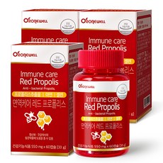 RONIEWELL 紅蜂膠保健食品, 60顆, 3個