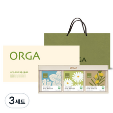 올가홀푸드 유기농 허브티 3종 선물세트, 루이보스티(10p) + 페퍼민트티(10p) + 캐모마일티(10p), 3세트