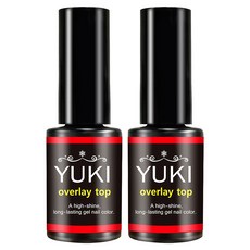 YUKI 加固上層凝膠, 單一顏色, 2個, 5ml