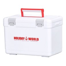 SHInWA 伸和 Holiday World 冰桶 + 750 冰袋組, 22L, 白色