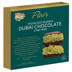 Flair 杜拜巧克力蛋糕禮盒組 開心果, 165g, 1組