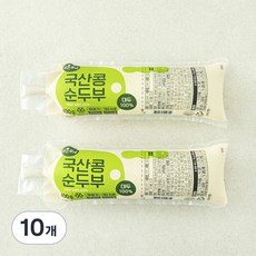 맑은물에 참 좋은 국산콩 100% 순두부, 400g, 10개
