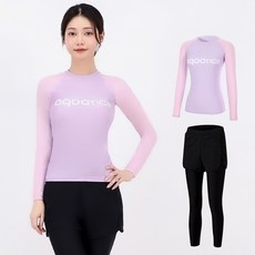 aquatica 女款 only one 防曬衣上衣 AQAWTS23009 + 水上緊身褲 AQAWL 套組