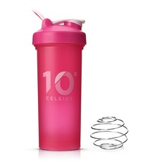 10 Degree CELSIUS 混合搖搖杯 Pro, 粉紅色, 1L