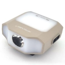 나이트큐브 NCL 헤드온UV 축광 캡라이트 충전식 센서 헤드랜턴, 데저트탄, 1개