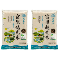 天生好米 富里越光米, 台灣花蓮產地, CNS二等, 1.5kg, 2包