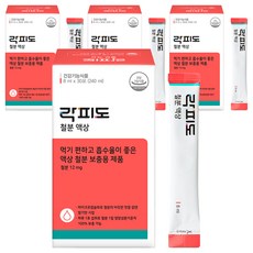 락피도 정품 철분 액상 30포, 240ml, 4개