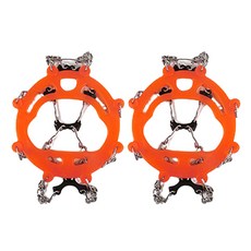 Hanbyulnara 登山防滑鏈 便攜式冰爪, 橘色