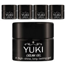 YUKI 奶油可卸式透明凝膠, 透明, 5g, 5個