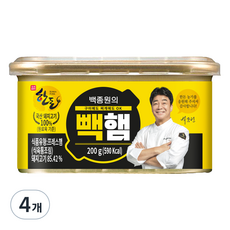 더본코리아 빽햄, 4개, 200g