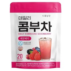 Danongwon 乳酸菌康普茶，口感清爽，健康碳酸，低糖低卡，適合上班隨身攜帶, 5g, 20包, 1袋