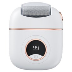 喵汪森林 數顯電動磨腳器 合金款 英文版 附粗 + 細磨頭, 單一商品, 白色