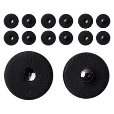 동대문단추왕 싸개 스냅 똑딱이 단추 18mm, 블랙, 7개
