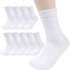Socks Panda 男士用韓國製優質素色中筒襪10雙組