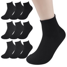 Socks Panda 女性用 韓國製 卡巴 素色 中筒襪 10雙組