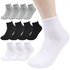 Socks Panda 男士用 韓國製 運動 中筒襪 12雙組