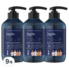 제이멜라 인 잉글랜드 위드 토트넘 남성용 우드세이지 앤 씨솔트 헤어 샴푸, 500ml, 9개