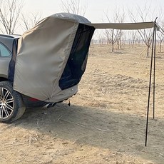 다잡 2분 차박텐트 확장형 M, 브라운카키