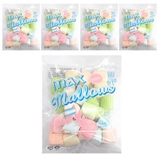 卜祥 香烤彩色棉花糖 可用於烤肉時增添趣味, 150g, 5包