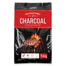탐사 캠핑 코코넛숯 BBQ용 고급형, 5kg, 1개