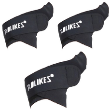 AOLIKES 奧力克斯護腕1673 ML - 運動防護、拇指支撐、透氣舒適, 左/M, 3入