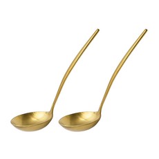 TABLE Art. Avella Cheondung 迷你湯勺, 2個, 霧面金色