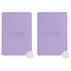 피카소 꼴레지오니 미니 믹싱 팔레트 + 거울 + 파우치 세트, 퍼플(파우치), 2개