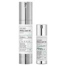 VT COSMETICS 老虎微晶精華組 Reedle SHOT 100 50ml + 700 10ml - 溫和去角質 舒緩修護, 60ml, 1組
