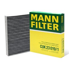 MANN FILTER 活性碳車用空調濾網, 1個, CUK 23019/1