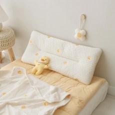 ChezBebe 圖案刺繡枕頭, 象牙白鴨子款