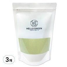 헬로우그린 케일 분말 팩, 3개, 250g