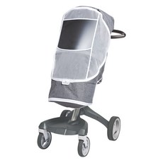 防塵過濾車罩, 亞麻灰+ 白色