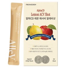 FROMEDEN Alpha CD 檸檬蘋果醋 Alevisshot 14入, 1個, 280ml