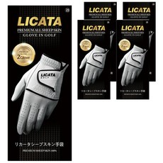 LICATA 男款高級羊皮高爾夫手套 左手款 GGMS91051FR 2入 5盒, 混色
