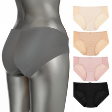 BASE ALPHA ESSENTIALS 女性無痕內褲 5件組, 混色 5件