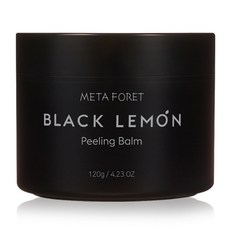 META FORET 黑檸檬去角質潔面膏, 120g, 1個