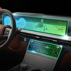 저스트쉴드 제네시스 GV80 페이스리프트 네비게이션 디스플레이 퓨어매트 AG 보호필름 세트