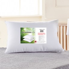 韓國製造 KIT HOME 芬多精超細纖維枕芯, 白色, 1個
