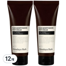 나드 고보습 각질 케어 풋크림, 12개, 100ml, 1개입