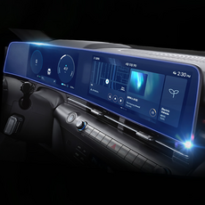 저스트쉴드 디올뉴 코나 SX2 네비게이션 디스플레이 액정보호 퓨어매트 AG 보호필름 세트